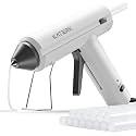 Katerk 60W Full Size Hot Glue Gun, Drip-Free 60s Fast Preheating with 15pcs