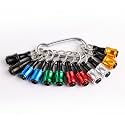 Katerk Portable Bit Holder Keychain 12Pcs 1/4" Hex Shank Drill Bit Holders
