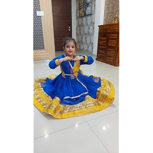 Kathak Dress Costume 6 Meter Flare with