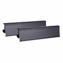 Kathfly 2 Pcs Wire Shelf Label Holder 6" L x 1.25" H Metro Shelf Clips