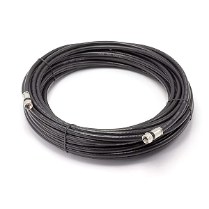 hci solid copper 3ghz 75 ohm coaxial rg-6 direct tv dish network digital cable tv video cable with hd signal compression ready wire not for cctv surveillance camera 10 meter