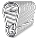 KATUMO M7 Heavy Duty Snap Hooks, 2.75 inch Carabiner Clip Quick Link, 418LBS Holding Capacity Stainless Steel Spring Clips for Hanging Hammock Climbing Hiking Traveling Camping Indoor & Outdoor