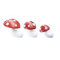 Katutude 3 Pcs Mushroom Car Air Fresheners Vent Clips, Cartoon Air Conditioner Outlet Clips, Perfume Diffuser, Resin Mushroom Ornaments, Auto Interior Decor, Car Accessories
