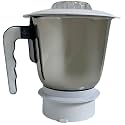 Sujatha mixer grinder compatible Wet grinder Jar - 850 ML (Stainless Steel, White) - Fits 900 watt Sujatha mixi powermatic, supermix, dynamix and frootmix.
