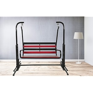 kaushalendraswing two seater indooroutdoor swing jhula with stand - 300 kg capacity iron swing 1067 centimeters