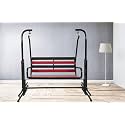 KaushalendraSwing Two Seater Indoor/Outdoor Swing Jhula with Stand - 300 Kg Capacity (Iron Swing), 106.7 Centimeters