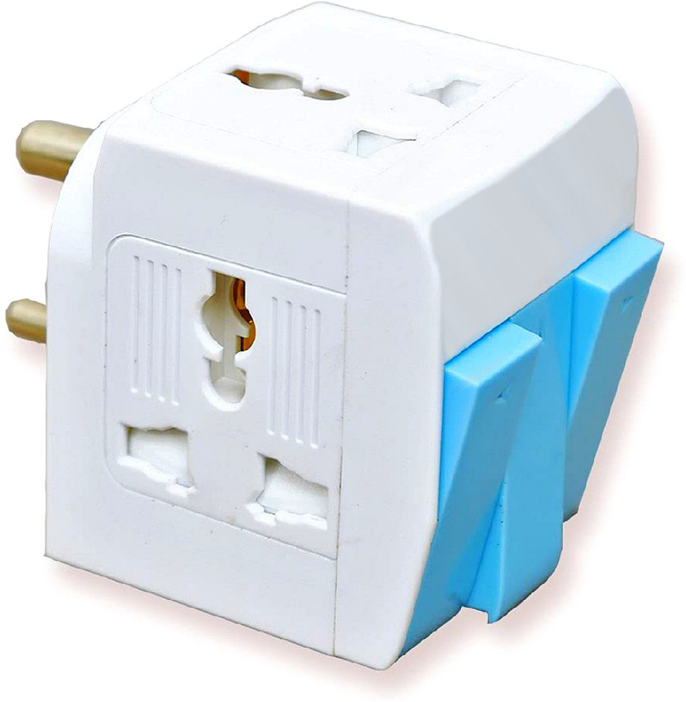 KAVANA 3 Pin 3 Way Universal Multiplug with Individual Switch ...
