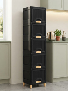 kavira household plastic organizer cupboard for daily essentials plastic free standing chest of drawers
