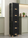 KAVIRA Household Plastic Organizer Cupboard for Daily Essentials Plastic Free Standing Chest of Drawers