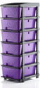 KAVIRA STONE_6XL_PURPLE Plastic Free Standing Chest of