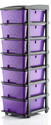 KAVIRA STONE_7XL_PURPLE Plastic Free Standing Chest of