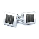 Kavove The Starlet Black &amp; Silver Cufflink For Men