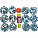 Kavya Fashion 12 Shape Mirror kit for Jewellery Making, Other Craft Work Like Project &amp; lippen Art, mud Work Decoration (Total-1200 Pieces, 100 Pieces of Each Shape) Free Fabric Glue (Combo of 12)