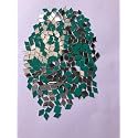 Diamond Shape Mirror Kit For Jewellery Making,Other Craft Work Like Project &amp; Lippan Art, Mud Work (Total-200 Piece)[Free Fabric Glue Cone] (Diamond, Framed, Wall Mount), White