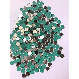 round shape mirror kit for jewellery makingother craft work total-200 pieces free fabric glue cone round shape