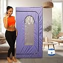 Kawachi Portable Steam Sauna Bath for Health and Beauty | Foldable Detox Spa with 1.5L Steam Generator | Home Use for Weight Loss, Skin Glow, Stress Relief & Relaxation
