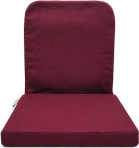 kawachi portable relaxing buddha folding back support yoga meditation chair maroon floor chair meditation chair yoga chair reading chair