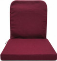 KAWACHI Portable Relaxing Buddha Folding Back Support Yoga Meditation Chair Maroon Floor Chair, Meditation Chair, Yoga Chair, Reading Chair