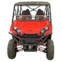 Kawasaki Teryx Full Folding Windshield (2016 &amp; newer 800/800 4 models) | SCRATCH RESISTANT | Extreme versatility! Full, half or off in seconds | Premium Lexan MR10 poly w/Hard Coat | Made in America!