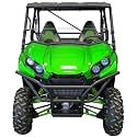 Kawasaki Teryx Half Windshield - 800/800 4 (2016 and newer) | SCRATCH RESISTANT | Extremely Versatile | Premium Lexan MR10 Polycarbonate w/Hard Coat. Made in America!