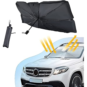 kawax windshield sun shade umbrella - foldable car umbrella sunshade cover uv block car front window
