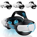 Kawaye for Meta Quest 3S/Quest 2/Quest 3 Head Strap, Adjustable Halo Strap Replacement for Elite Strap, VR Headset Strap Enhanced Support&amp;Comfort Reduce Facial Pressure