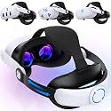 KawayeReal Head Strap for Quest 3S/Quest 3/Quest 2 – Adjustable VR Strap with Soft Cushion Pad, Lightweight & Comfortable VR Accessories, Compatible with PlayStation 4