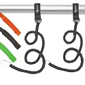 Kayak Paddle Leash Kayak Rod Leash Kayak Paddle Lanyard Stretchable Coiled Lanyard Leash Kayak Fishing Accessories for Kayak and Paddles