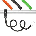 Kayak Paddle Leash Kayak Rod Leash Kayak Paddle Lanyard Stretchable Coiled Lanyard Leash Kayak Fishing Accessories for Kayak and Paddles