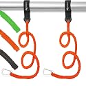 Kayak Paddle Leash Kayak Rod Leash Kayak Paddle Lanyard Stretchable Coiled Lanyard Leash Kayak Fishing Accessories for Kayak and Paddles
