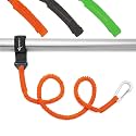 Kayak Paddle Leash Kayak Rod Leash Kayak Paddle Lanyard Stretchable Coiled Lanyard Leash Kayak Fishing Accessories for Kayak and Paddles