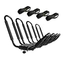 Kayak Roof Rack, 2 Pair J-Bar Roof Rack with 4 Ropes. Heavy Duty Kayak Roof Carrier for Your Canoe SUV and Trucks