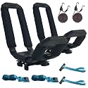 Kayak Roof Rack - Low Noise Elliptical Aluminum, Universal