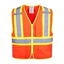 KAYGO Reflective High Vis Safety Vest with Pockets for Men and Women KG0100