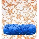 Kayra Decor Design Roller for Wall Painting - 5 inches Machine with Flower Design Texture Roller COMBO078Y-5, Blue