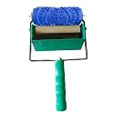 Kayra Decor Design Roller for Wall Painting -7 inches Machine with Flower Design Texture Roller (COMBO349C7)