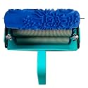 Kayra Decor Design Roller for Wall Painting - 7 inches Machine with Flower Design Texture Roller COMBO159C-7