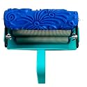 Kayra Decor Design Roller for Wall Painting - 7 inches Machine with Flower Design Texture Roller (SEVEN072C)