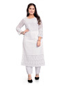 KAYRAAH Women Embroidered Straight Kurta
