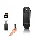 Kaysunlink Small Body Camera, 720P Action Camcorder, 64GB Memory, Rotatable Lens, Long Battery Life