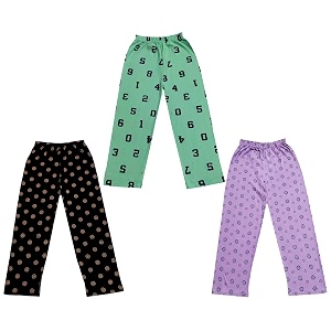 kayu kid39s boy39s and girl39s printed cotton regular fittrack pant pyjama pack of 3