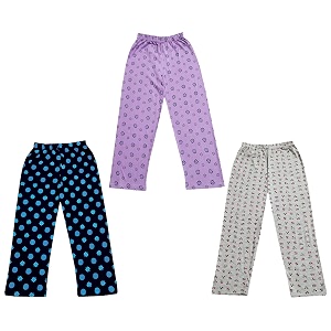 kayu kid39s boy39s and girl39s printed cotton regular fittrack pant pyjama pack of 3