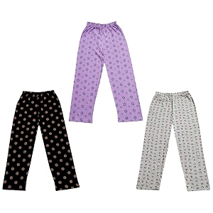 kayu kid39s boy39s and girl39s printed cotton regular fittrack pant pyjama pack of 3