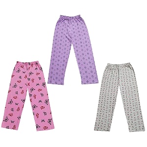 kayu kid39s boy39s and girl39s printed cotton regular fittrack pant pyjama pack of 3