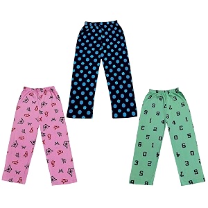kayu kid39s boy39s and girl39s printed cotton regular fittrack pant pyjama pack of 3