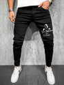 Kaz Slim Men Black Jeans