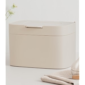 kazai compost bin kitchen 39elin39  12 gal  45l countertop compost bin with lid amp carbon filter  odor-free dishwasher safe with inner bucket  small indoor kitchen composter  taupe