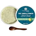 Foot Scrub | Dead Skin & Tan Removal | Tea tree & Lemon oil | Cracked heel nourishment and Lightning Dark Patches | Paraben Free -100g