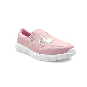 KazarMax Women PU Embroidered Slipon Sneakers