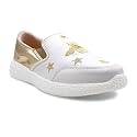 KazarMax Women PU Embroidered Slipon Sneakers 